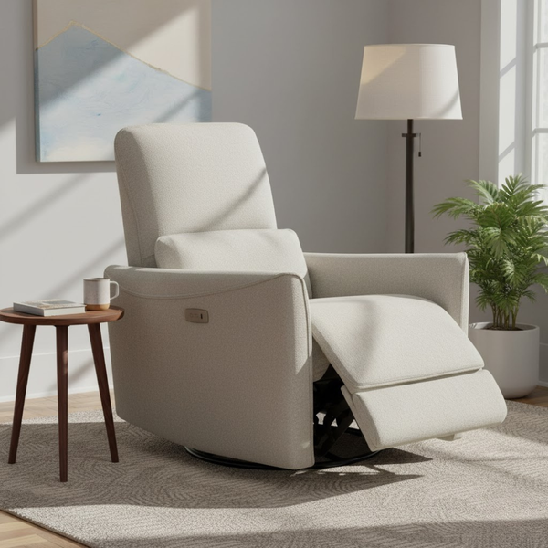 كرسي ليزي بوي RLB-007 – تصميم مريح مع هزاز ودوران وشيزلونج