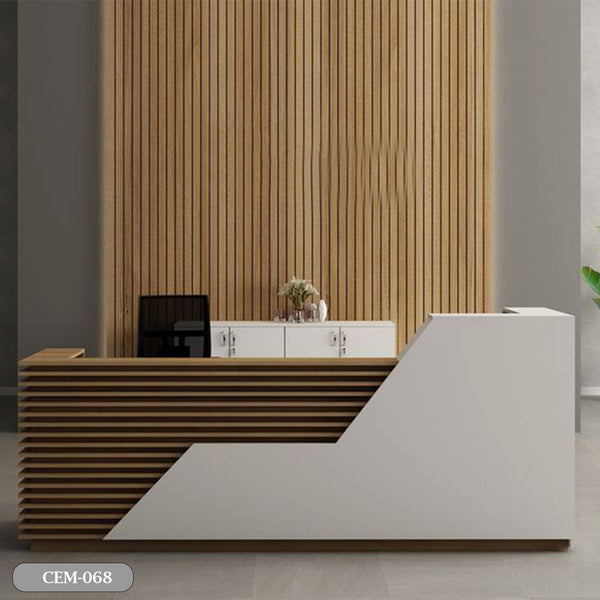 مكتب استقبال - Reception Counter - خشب MDF اسباني - CEM-068