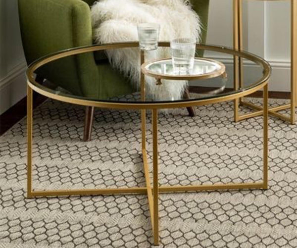 انجيلا ترابيزة قهوة 75 * 45 زجاج