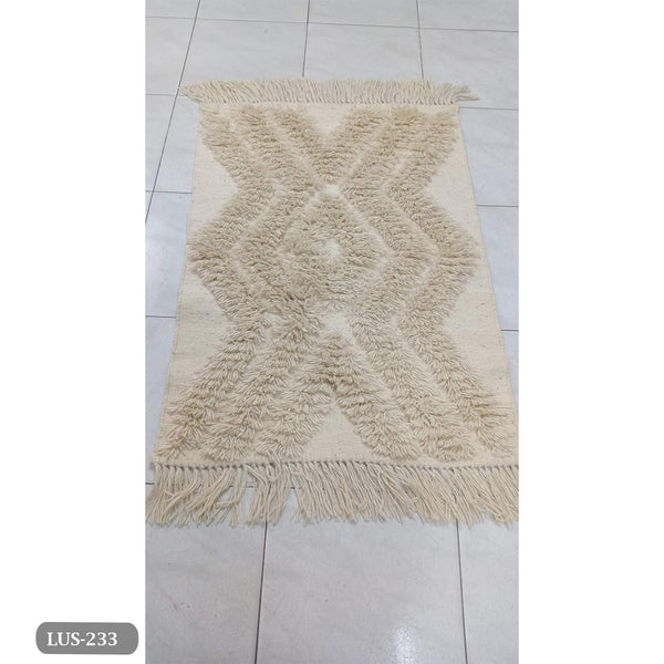 سجادة هاند ميد من الصوف الخالص - 70x100cm - LUS-233