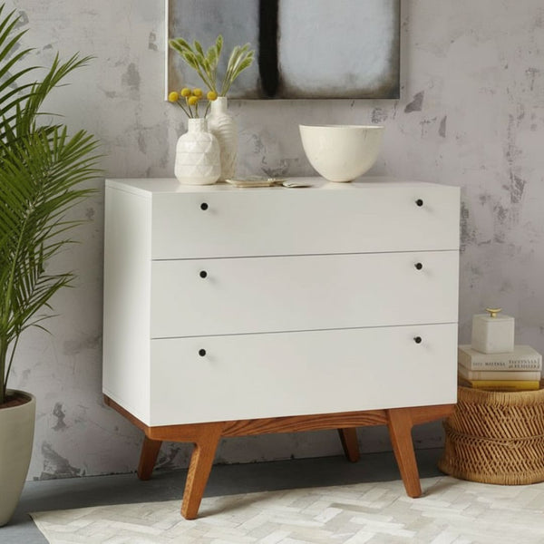 وحدة أدراج جانبية CHW-019 – خشب كونتر × أرجل موسكي بدهان دوكو + أوستر