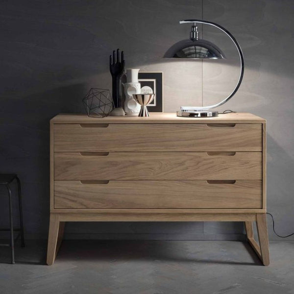 وحدة أدراج جانبية CHW-023 – خشب كونتر × أرجل موسكي بدهان دوكو + أوستر