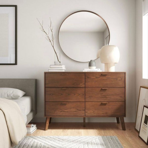 وحدة أدراج جانبية CHW-032 – خشب كونتر × أرجل موسكي بدهان دوكو + أوستر