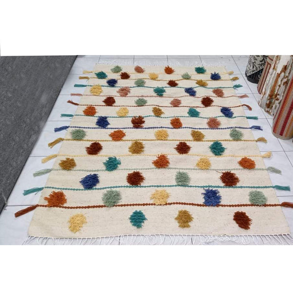 سجادة هاند ميد من الصوف الخالص - 200x150cm - LUS-280