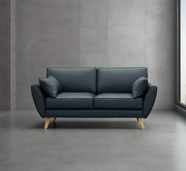 كنبة مكتب جلد فاخرة مع 2 فوتية من أوسكار فرنتشر