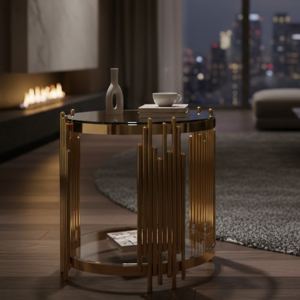 طقطوقة بيانو HAG-061 – تصميم مودرن من حديد ستيل 45×45 بارتفاع 55 سم