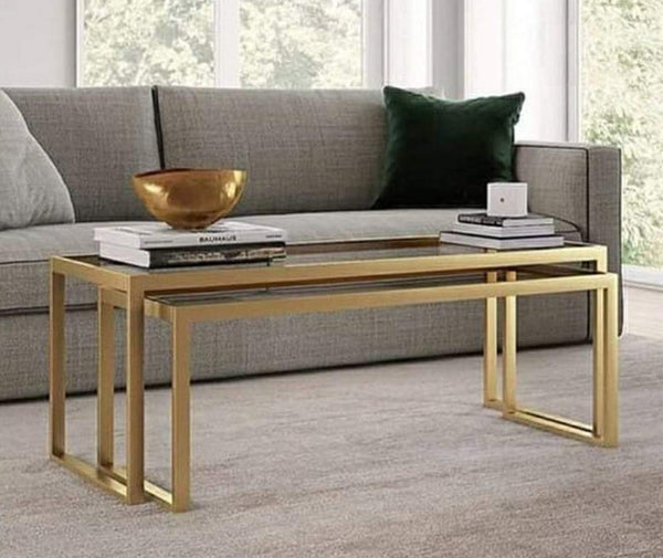 اميليانا ترابيزة قهوة ميتال ستيل دهان الكتروستاتيك حراري