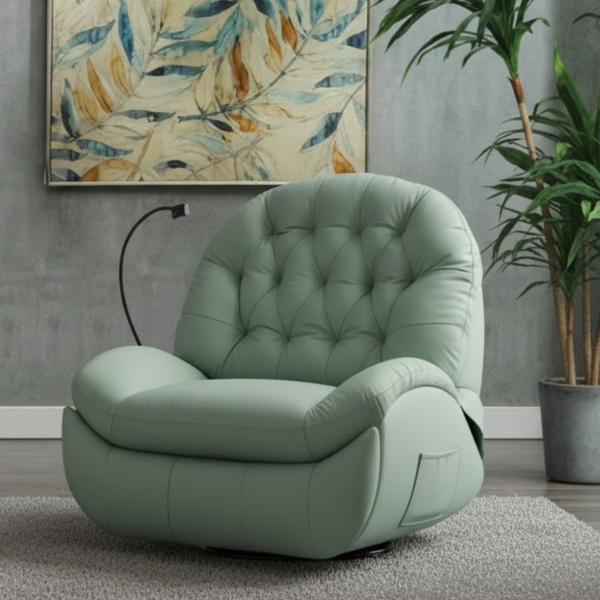 كرسي ليزي بوي RLB-04 – هزاز ودوران مع شيزلونج وحامل موبايل بتصميم مريح ومدروس