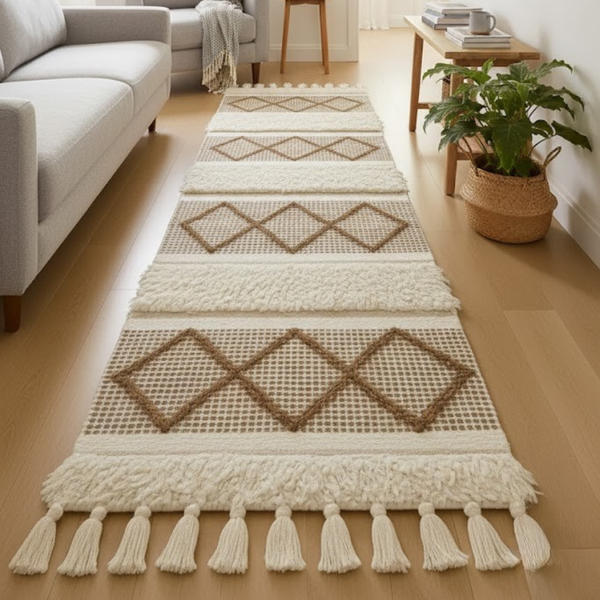 سجاد هاند ميد صوف طبيعي 100% منسوج يدويًا - KIM-006