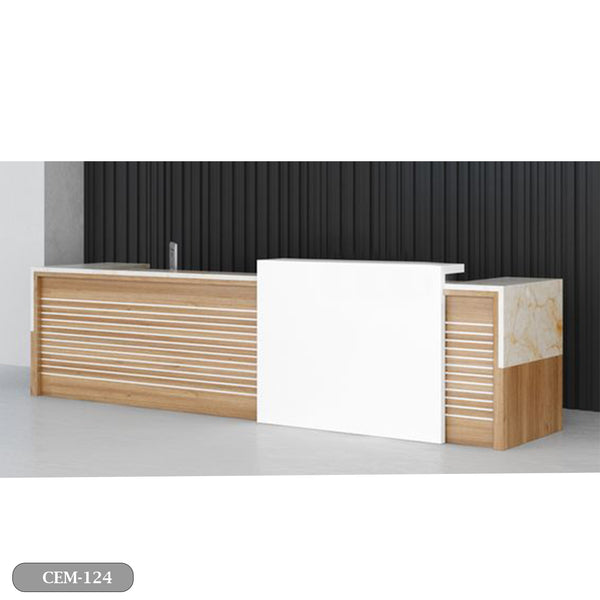 مكتب استقبال - Reception Counter - خشب MDF اسباني - CEM-124