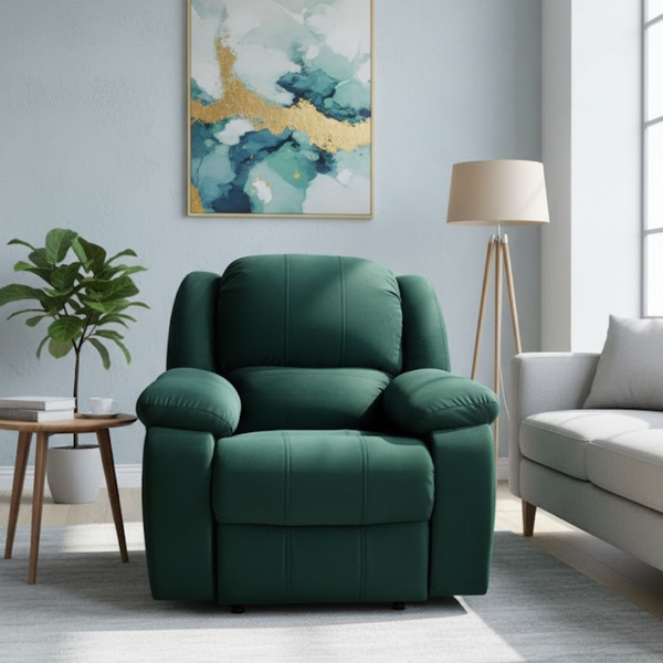 كرسي ليزي بوي RLB-005 – هزاز ودوران ومساج مع شيزلونج وحامل موبايل