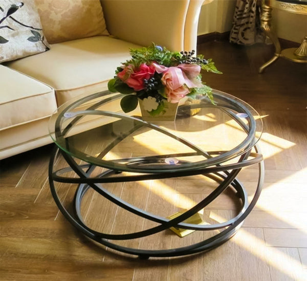 اليكسا ترابيزة قهوة 80 * 45 زجاج