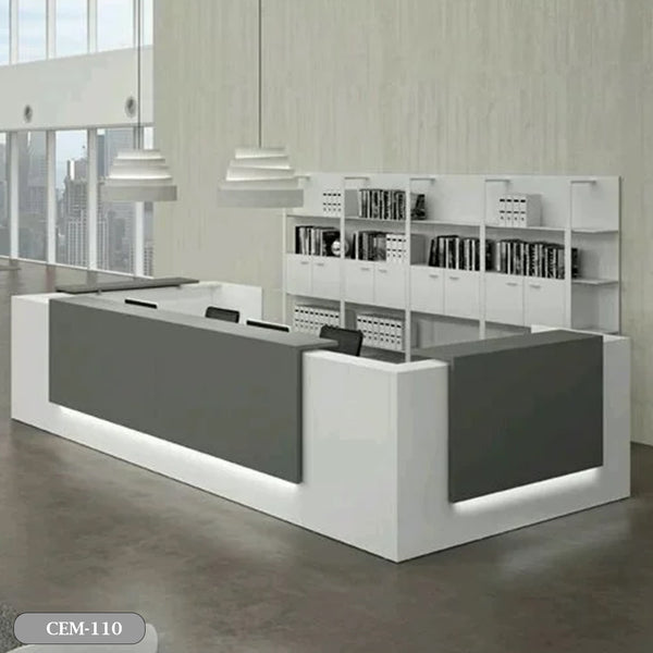 مكتب استقبال - Reception Counter - خشب MDF اسباني - CEM-110