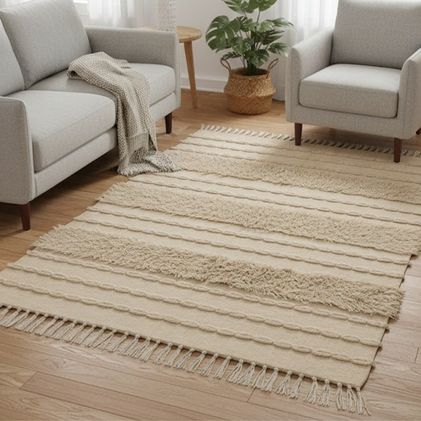 سجاد هاند ميد صوف طبيعي 100% منسوج يدويًا - KIM-008