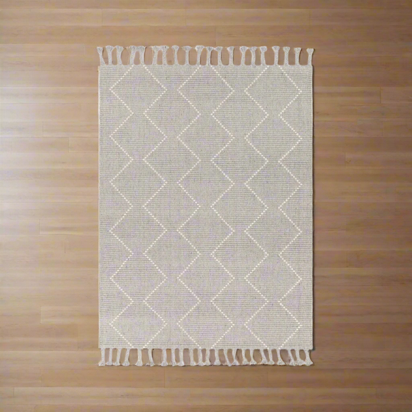 سجادة هاند ميد من الصوف الخالص - 200x150cm - LUS-295