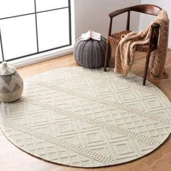 سجادة هاند ميد من الصوف الخالص - 150x150cm - LUS-217