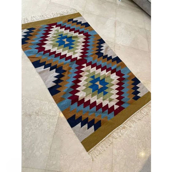سجادة هاند ميد من الصوف الخالص - 200x150cm - LUS-213