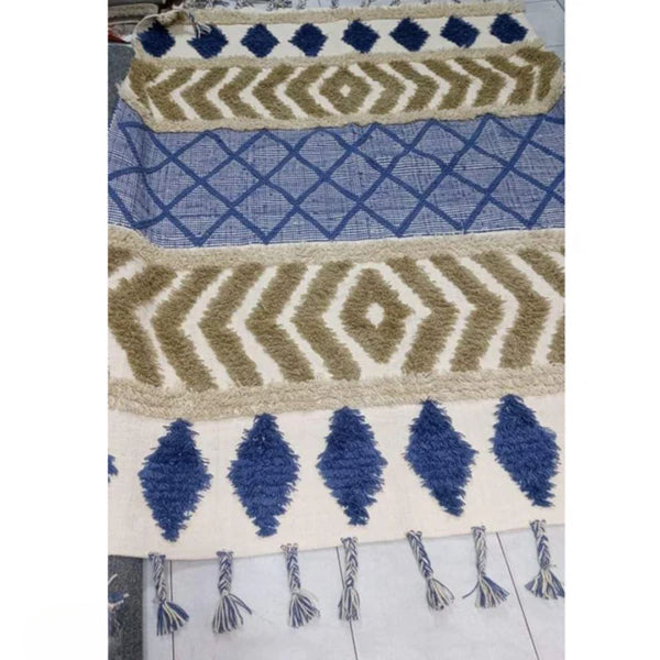 سجادة هاند ميد من الصوف الخالص - 200x150cm - LUS-245