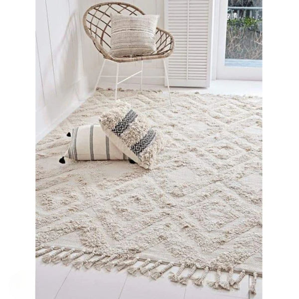 سجادة هاند ميد من الصوف الخالص - 200x150cm - LUS-249