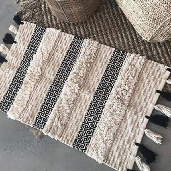 سجادة هاند ميد من الصوف الخالص - 70x100cm - LUS-286