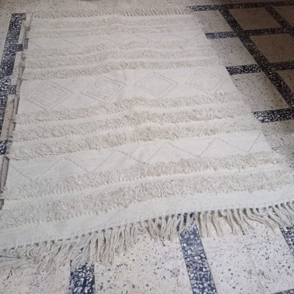 سجادة هاند ميد من الصوف الخالص - 200x150cm - LUS-160