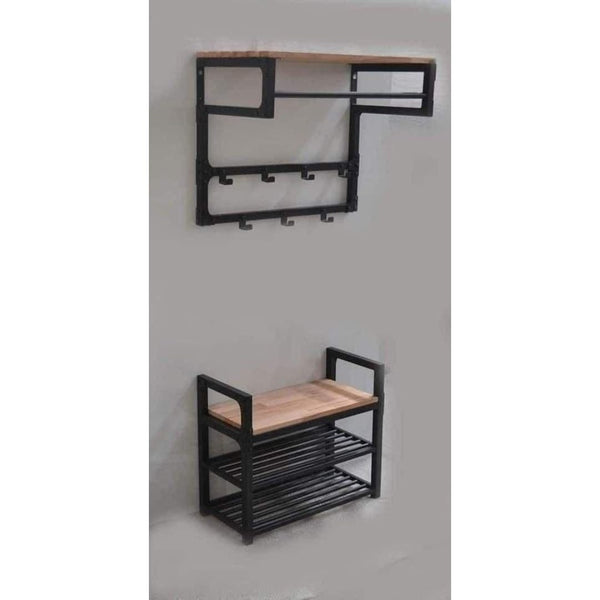 جزامة معدنية بسطح خشبي – تصميم مودرن عملي