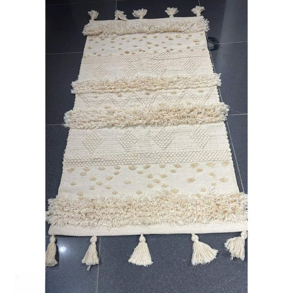 سجادة هاند ميد من الصوف الخالص - 80x150cm - LUS-322