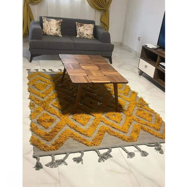 سجادة هاند ميد من الصوف الخالص - 200x150cm - LUS-201