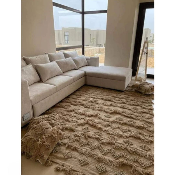 سجادة هاند ميد من الصوف الخالص - 200x150cm - LUS-203