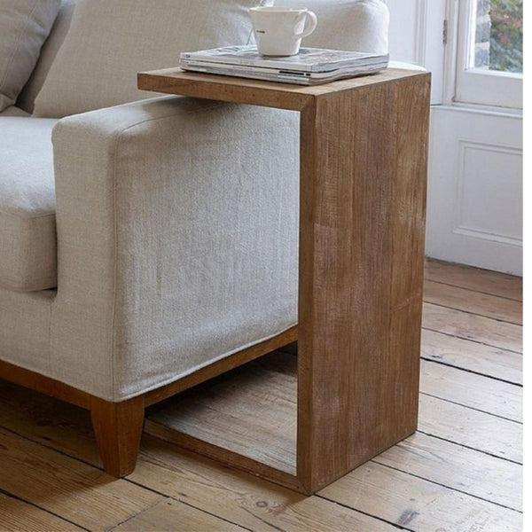 تربيزة جانبية خشب كونتر بدهان أوستر – موديل CHW-066