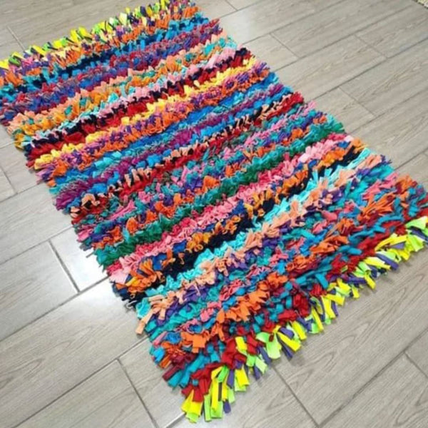 سجادة هاند ميد من القطن الخالص - 70x100cm - LUS-339