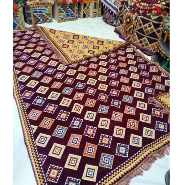 سجادة هاند ميد دبل فيس - 200x140cm - LUS-346