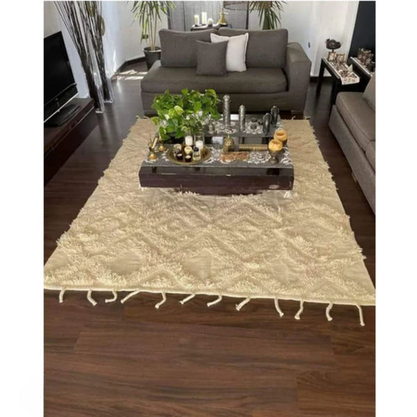 سجادة هاند ميد من الصوف الخالص - 200x300cm - LUS-200
