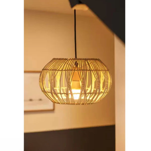 نجفة بامبو هاند ميد بتصميم طبيعي أنيق يضيف دفء وجمال لمنزلك