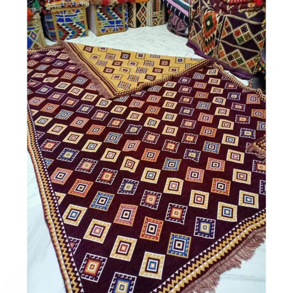 سجادة هاند ميد دبل فيس - 200x140cm - LUS-349