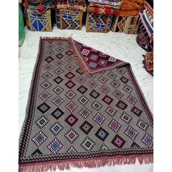 سجادة هاند ميد دبل فيس - 200x140cm - LUS-342