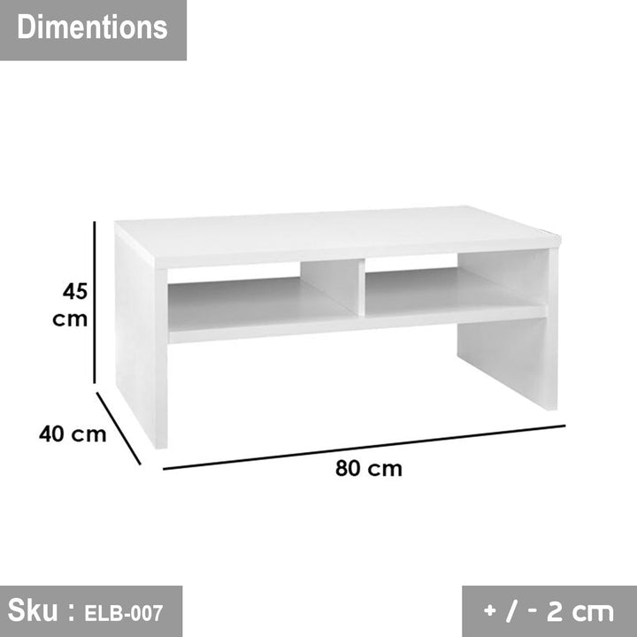 ريلين ترابيزة قهوة 80 * 45 خشب MDF - اوسكار رتان