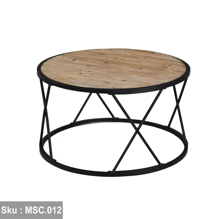 جيسيكا ترابيزة قهوة 80 * 80  خشب MDF - اوسكار رتان