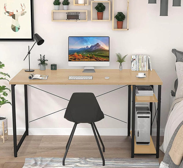 مكتب خشب ملامين -  MTC-009 - 120cmX90cm - اللون البيج  - اوسكار رتان