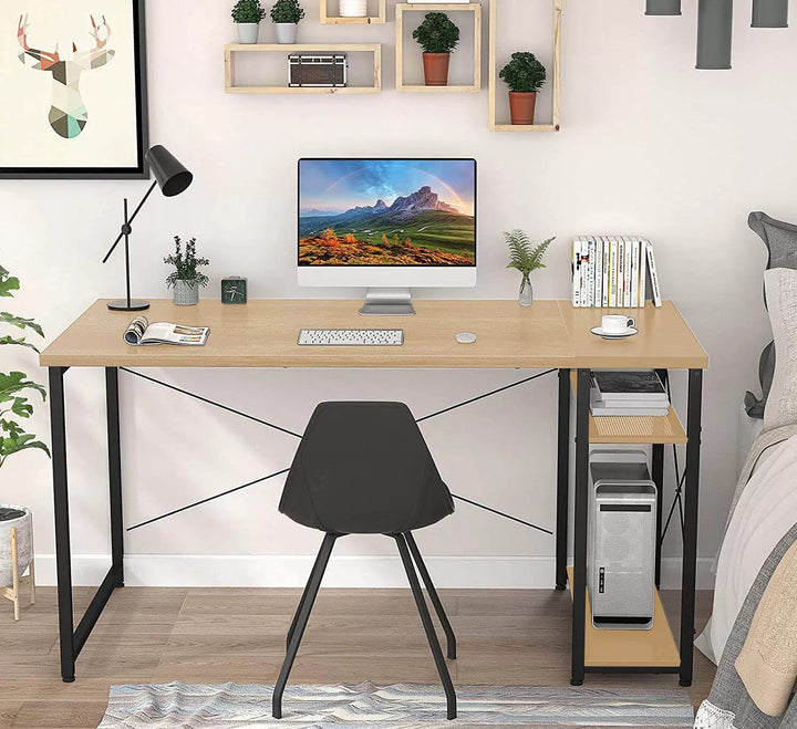 مكتب خشب ملامين -  MTC-009 - 120cmX90cm - اللون البيج  - اوسكار رتان