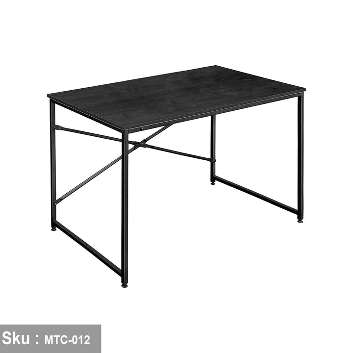 مكتب خشب ملامين -  MTC-012 - 75cmX90cm - اللون الاسود - اوسكار رتان